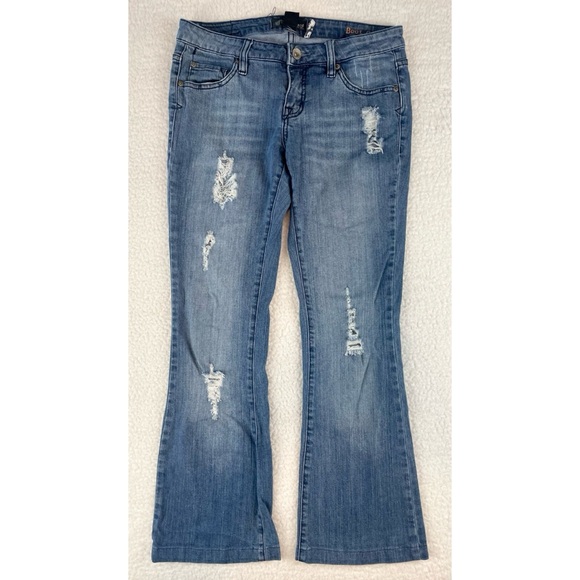 (VTG) VOLCOM • Y2K Distressed Bootcut Jeans - Picture 3 of 15